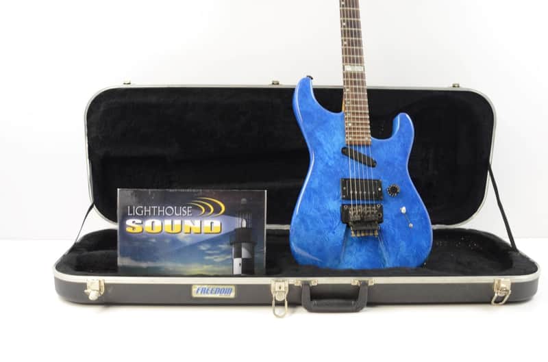 1988 Jackson USA 88 Limited Edition Electric Guitar - Blue Denim w/ Case image 1
