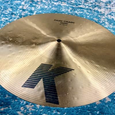 ULTRA CLEAN ALMOST N.O.S!! 15" Zildjian K IAK DARK THIN Crash 927g OLD-SCHOOL! image 5