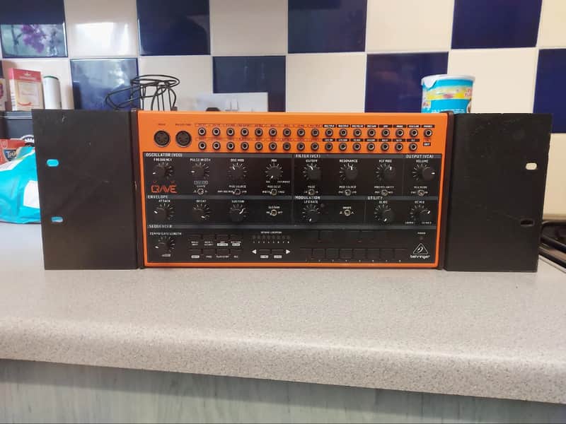 Behringer Grind Crave Spice Edge Semi-Modular 19" Rack Mount Ears image 1