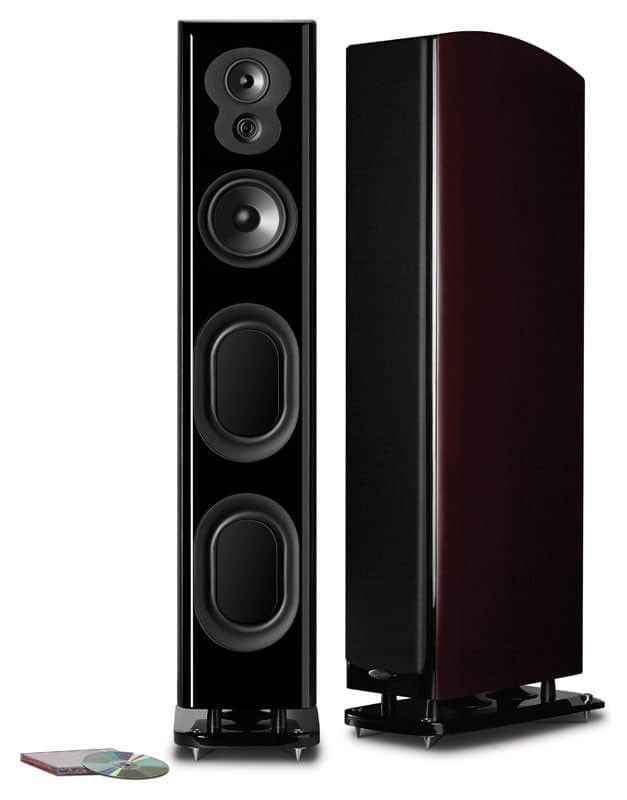 Polk Audio - LSiM707 - Floorstanding Loudspeaker - Midnight Mahogany - EACH image 1