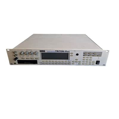 Korg Triton Rack - Synthesizer Module - Good w/ Manuals, Factory Preload Floppy Disks, Power Supply