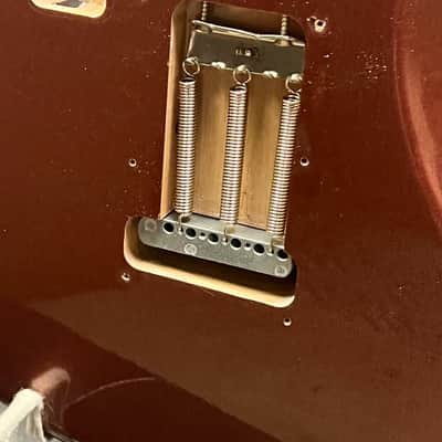 Fender Deluxe Roadhouse Stratocaster Body with Hardware Classic Copper image 6