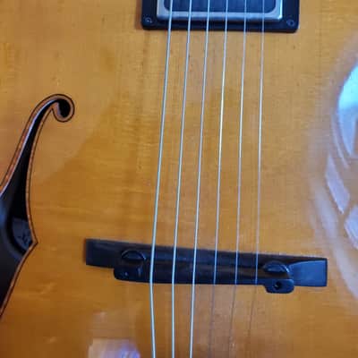 Wilkie Atlas Custom Archtop 2023 18 Inch, Lollar Charlie Christian Pickup, w/ case image 6