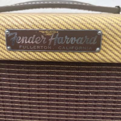 1957 Fender Tweed Princeton 5F2-A Amp Amplifier In Harvard Chassis Vintage Rare! image 2