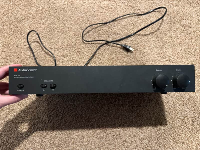 AudioSource AMP 100 2-Channel Power 50 Watts Per Channel Class AB Amp image 1