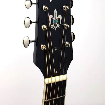The Loar LH-300-BK Archtop Acoustic Guitar - Black image 8