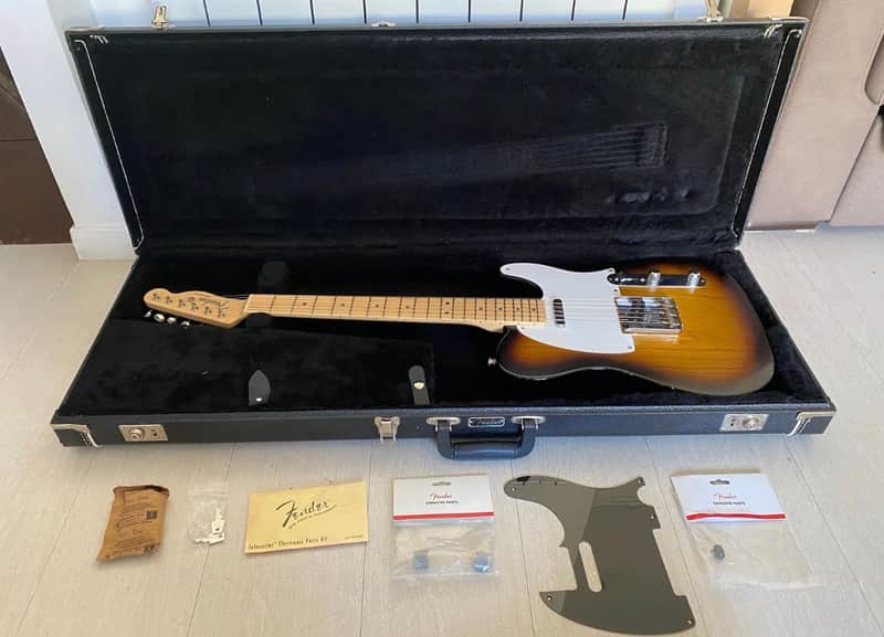 Fender USA Highway One Texas Telecaster with Maple Fretboard 2003 - 2009 - 2-Color Sunburst