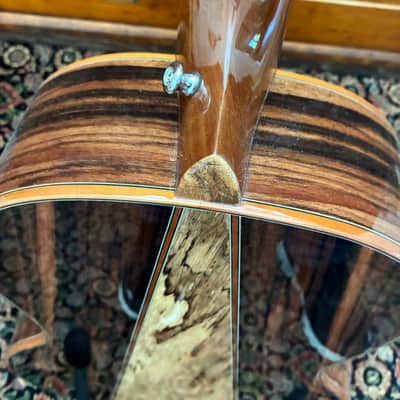 Tanglewood TWJ-P-E Java Solid Cedar/Amara/Spalted Mango Parlor with Electronics 2010s - Natural Gloss image 8