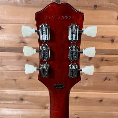 Epiphone Les Paul Standard 50s Figured Electric Guitar - Washed Cherry Sunburst image 6