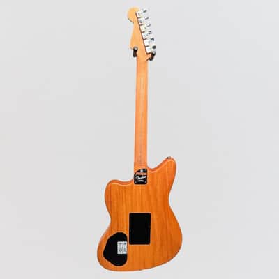 Fender American Acoustasonic Jazzmaster All-Mahogany Acoustic-Electric Guitar - Natural image 9