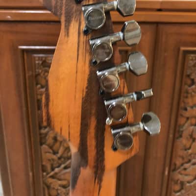 Fender Stratocaster MIM with USA=-made Warmoth Neck 2021 Aged Candy Apple Red image 8