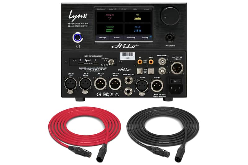 Lynx Hilo 2 (Black) | 2 Channel AD/DA Converter & Interface with Thunderbolt 3 Card image 1