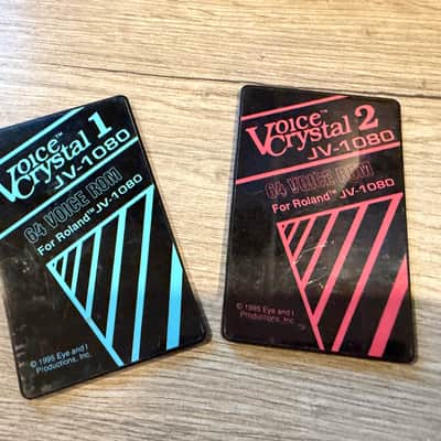 Voice Crystal 1 & 2 Cards - for Roland JV-1080