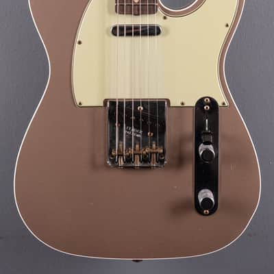 Fender Custom Shop 1960 Journeyman Relic Tele Custom - Shoreline Gold image 3