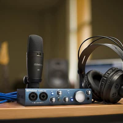 PreSonus AudioBox iTwo Studio USB 2.0 Recording Bundle with Interface, Headphones, Microphone image 1