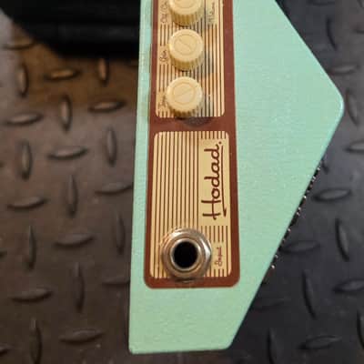 Danelectro DH-2 Hodad II Battery Powered Mini Guitar Amp 2010s - Green/Cream image 5