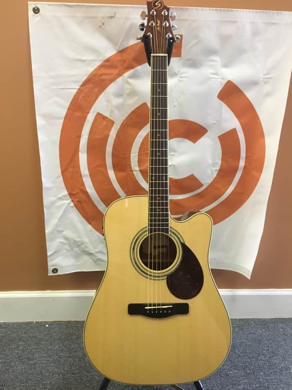 Samick Greg Bennett Design D5CE Acoustic Guitar, Natural | Reverb