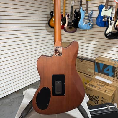 Fender Acoustasonic Standard Jazzmaster - Honey Burst & PLEK*D #866 image 14
