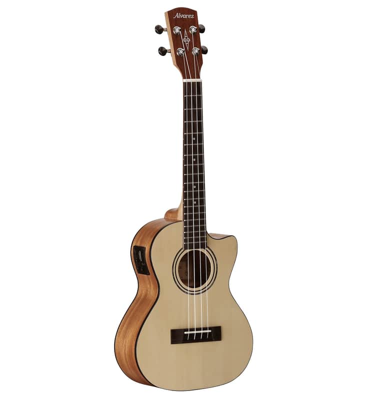 Alvarez RU26TCE Regent Tenor Cutaway Acoustic-Electric Ukulele (Natural Satin) image 1
