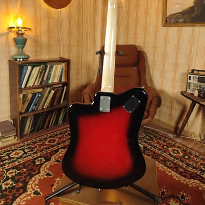 Formanta Style USSR Electric Guitar Built In Tone Bender Soviet Germanium Fuzz image 13