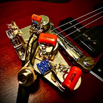 Deluxe HSS USA Wiring Harness Split-Tone Mod AND Coil-Split (with mini toggle, if desired) for Fender Strat by Pro Tones image 2