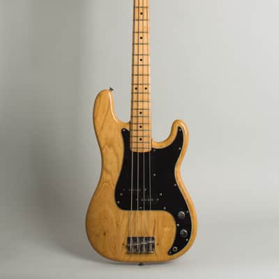Fender Precision Bass Solid Body Electric Bass Guitar (1980), ser. #S901348, black gig bag case. image 1