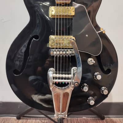 Crucianelli Espana EL-36 Hollow Body Electric Guitar 1968 - Black image 1