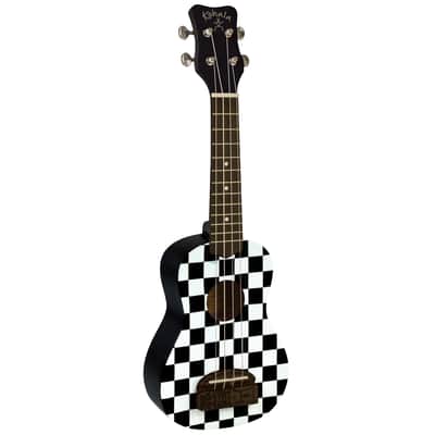 Kohala Tiki Checkerboard Soprano Ukulele KT-SCB image 2