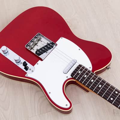 1989 Fender Telecaster Custom ‘62 Vintage Reissue TL62B-70 Candy Apple Red A-serial, Japan MIJ Fujigen image 8