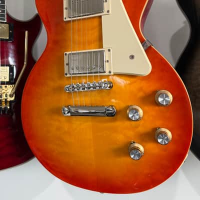 Epiphone Les Paul Standard '60s Quilt Top 2021 - 2025 - Faded Cherry Sunburst w/ HSC image 2