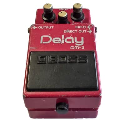 Boss Dm 3 Delay Green Label Made In Japan image 2