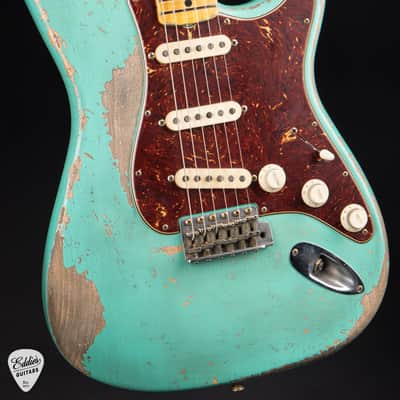 Fender Custom Shop Masterbuilt 1969 Stratocaster Relic - Sea Foam Green image 6