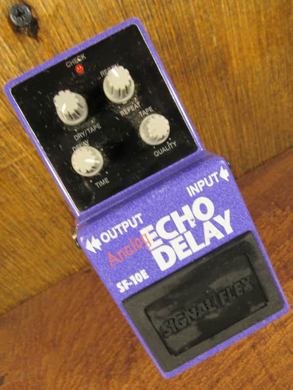 Signal Flex SF-10E Analog Delay / Slap / Tape Simulated Delay Effects Pedal image 1