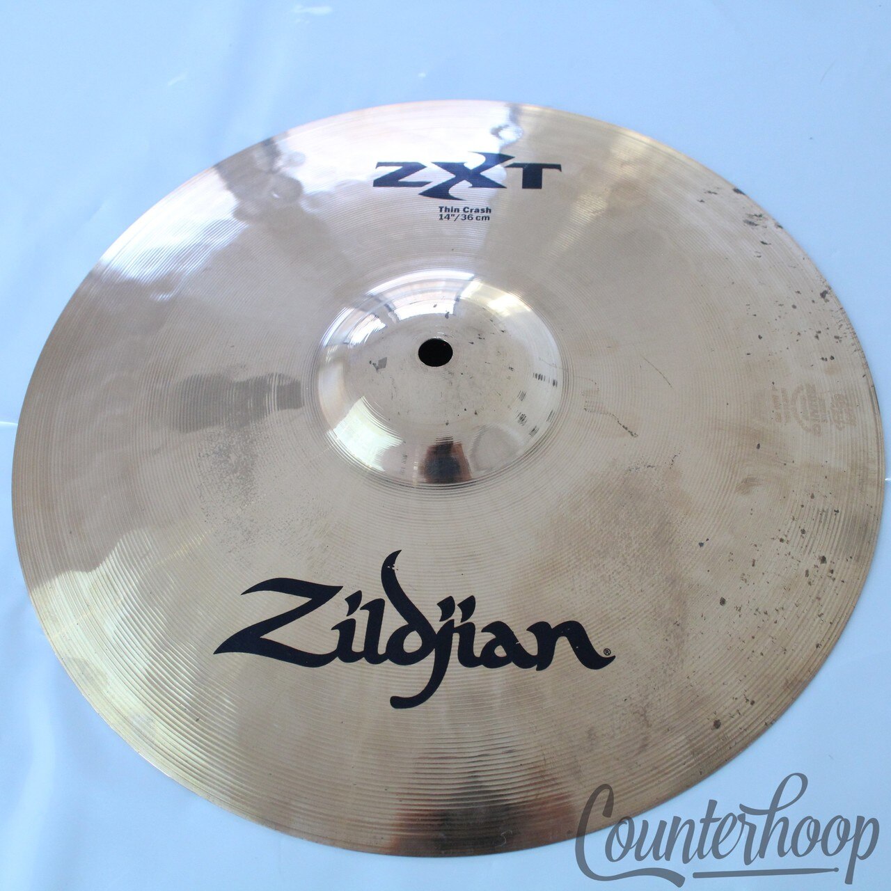 Zildjian 14" ZXT Thin Crash Cymbal 792g Avedis Turkish USA+Listen to Sound File — main photograph