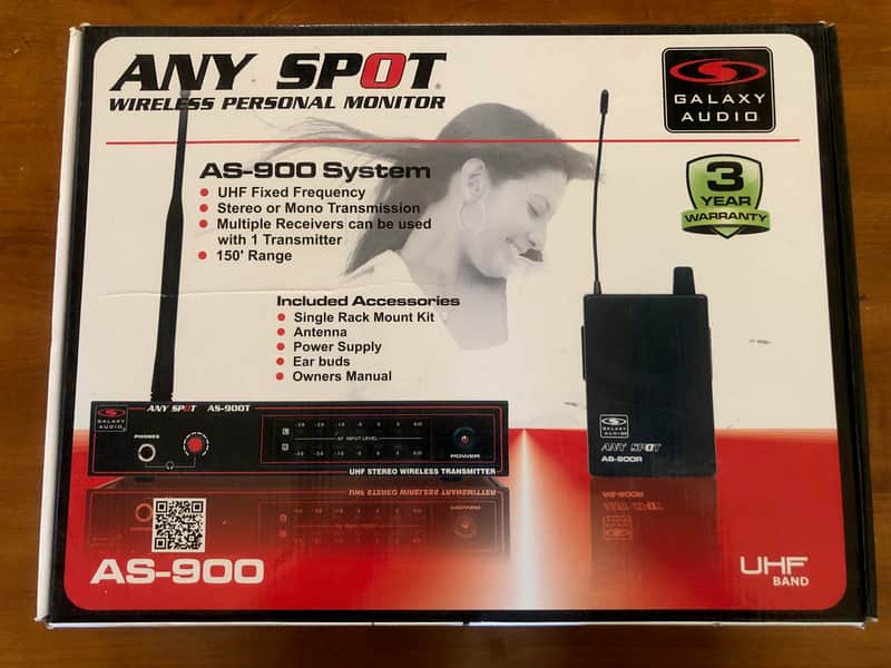 Galaxy Audio AS-900 Wireless Personal Monitor image 1