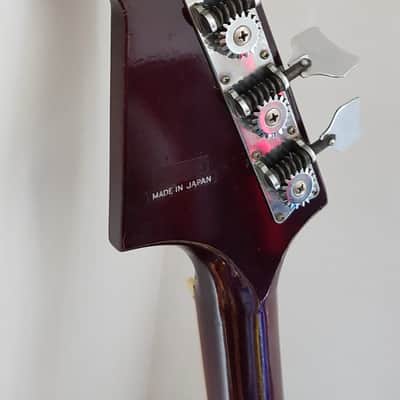 Vintage early 1960 Guyatone Hoshino Star Logo Bass Tobacco Burst Short Scale #1950 4 String Japan (MIJ) image 23
