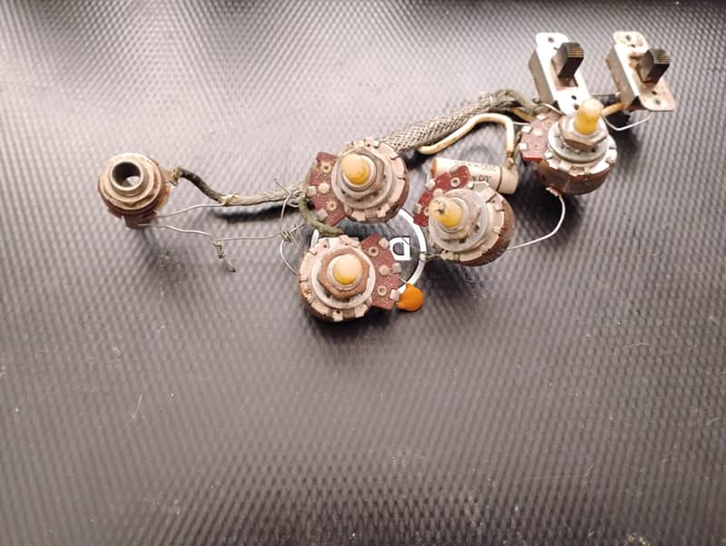 1964 Airline Supro Res-o-glass model Wiring Harness Vintage Cool! Rare Luthier parts for project restoration 1960s 60s 64 image 1