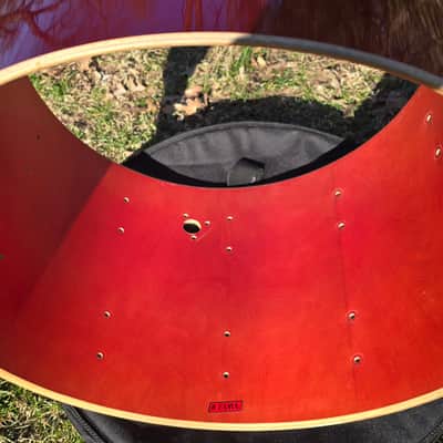 Tama Superstar 16 x 22" Bass drum shell 1980s - Cherry Wine image 13