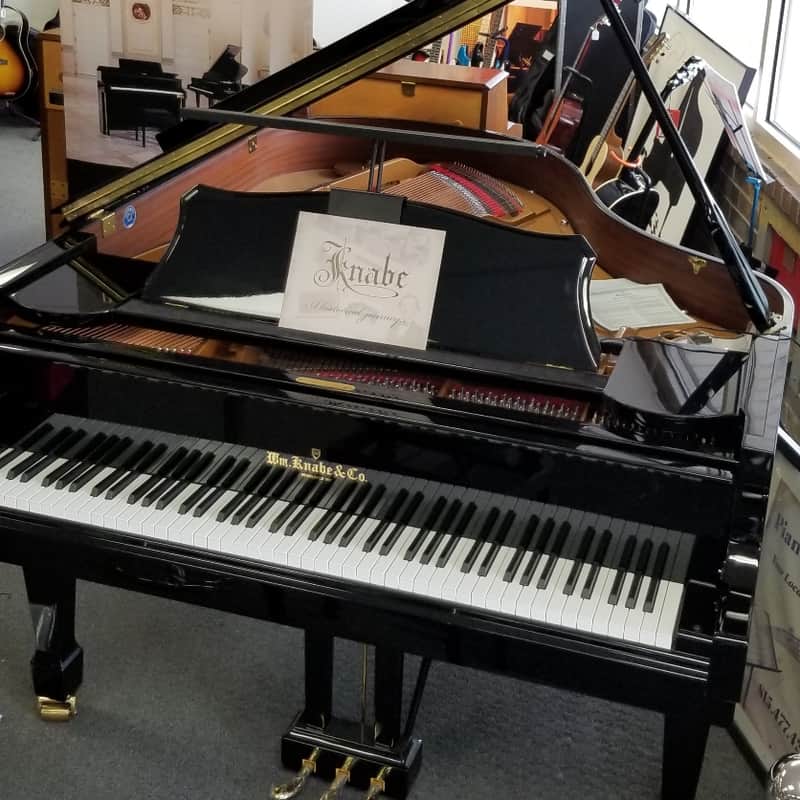 Knabe WG61 6'1 GRAND PIANO Polish Ebony - Make Offer image 1