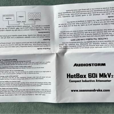 Audiostorm Hotbox 60i 4ohm Valve Amp Attenuator image 6