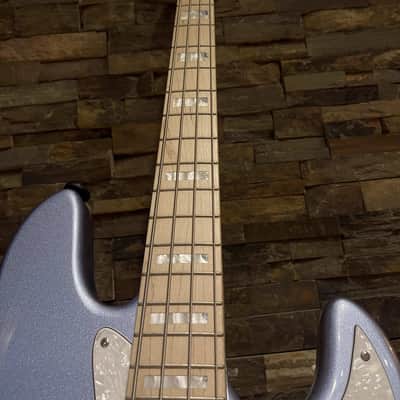 Lakland Skyline 44-02 - Ash body with a stunning metallic finish and a quilted maple top image 4