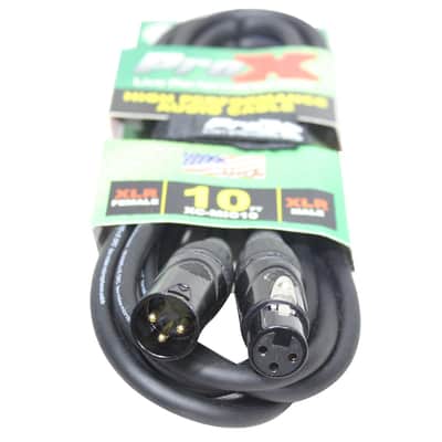 ProX XC-MIC10 10' XLR-F to XLR-M Balanced High Performance Microphone Cable image 4