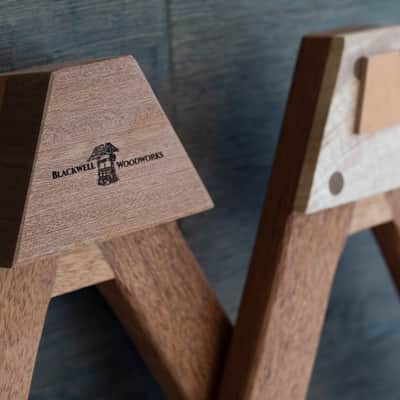 Electric Guitar Stand Wood Guitar Stand Boutique Guitar Stand, Home Studio image 8