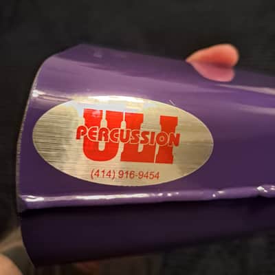 ULI Percussion Purple Bongo Bell (Mid-High) w/ Beater & Bag image 4