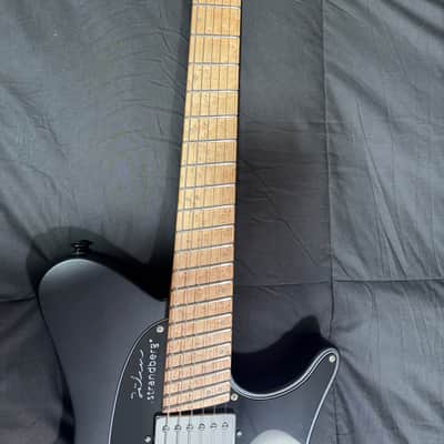 Strandberg Salen Classic NX 6 Tremolo Electric Guitar (Black Granite) with Hard Case, Gig Bag, & Accessories image 10