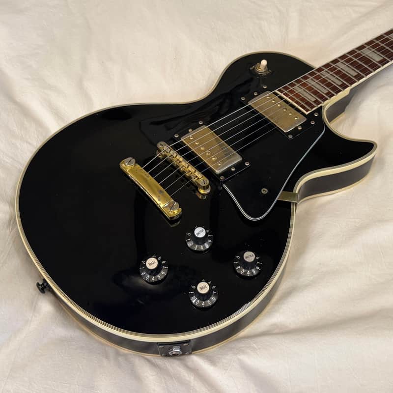 Vintage 2005 Epiphone (Gibson) Les Paul Custom - Ebony (Black | Reverb