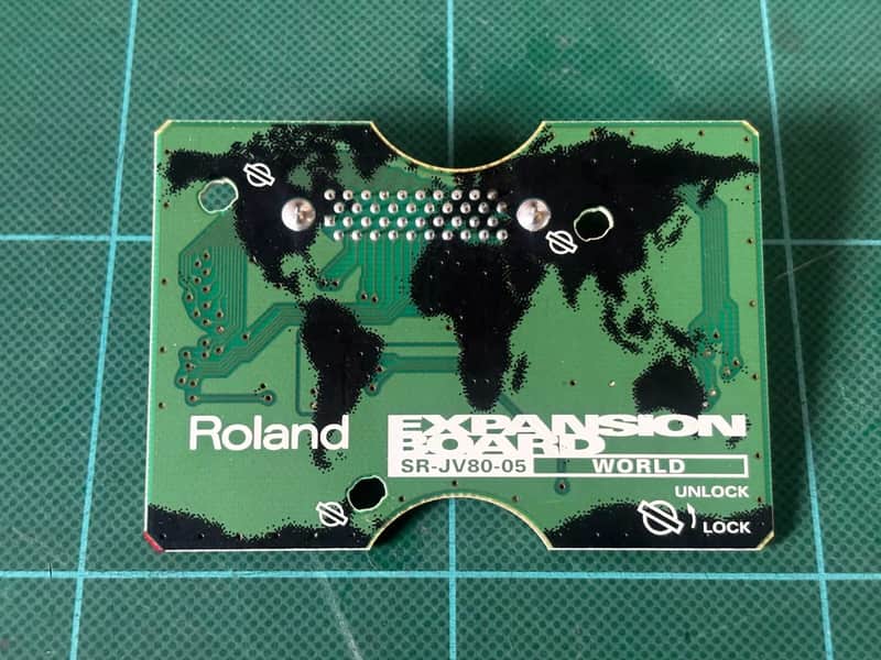 Roland SR-JV80-05 World Expansion Board 1990s - Green image 1