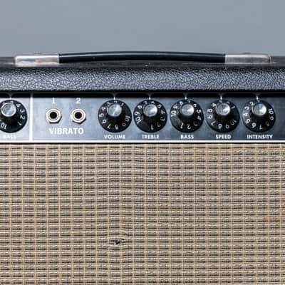 Fender Pre-CBS Deluxe Non Reverb AB763 Blackface 1964, Black image 3