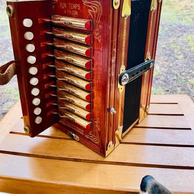 Bon Temps Cajun Accordion - Key of C - Built by Antoine Falcon - Rare image 3