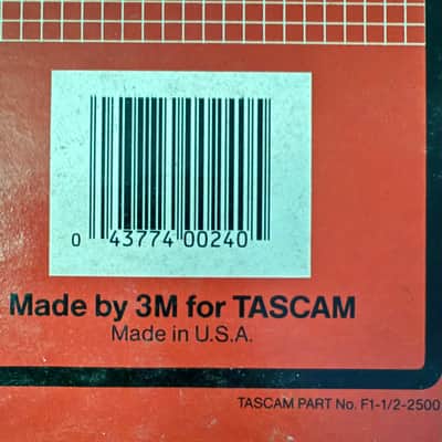 1/2 Inch Metal Reel - Tascam Label - with Tape image 7